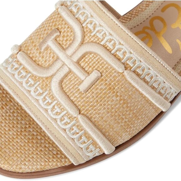 Women's Woven Slide Sandals Natural Multi Size 8 Comfort Boho Summer Shoes - Picture 6 of 7